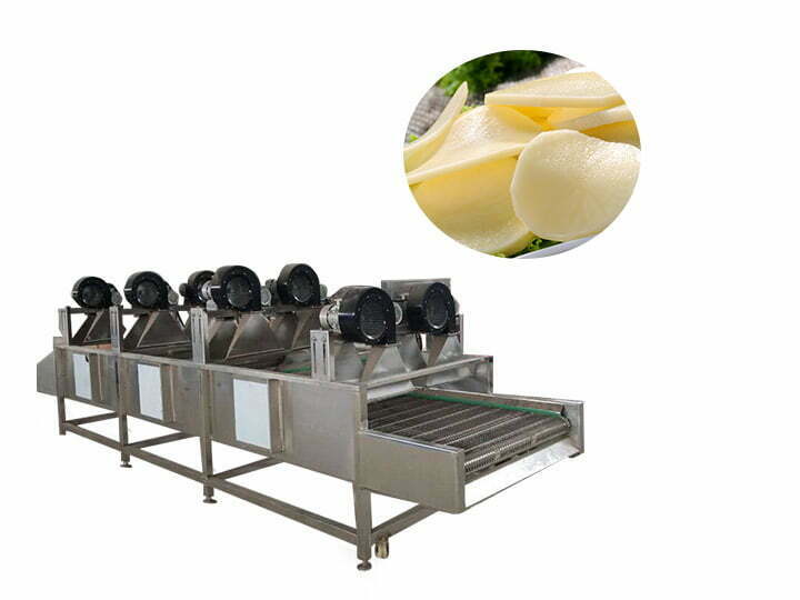 air drying machine for drying potato chips