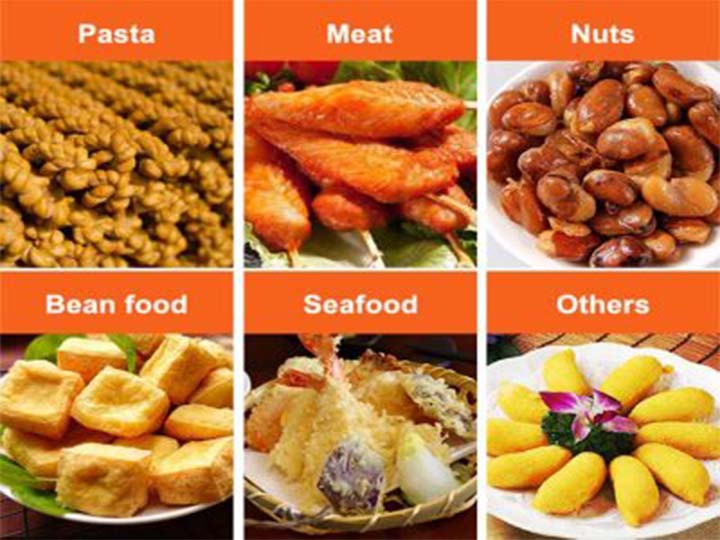 application of french fries continuous frying machine