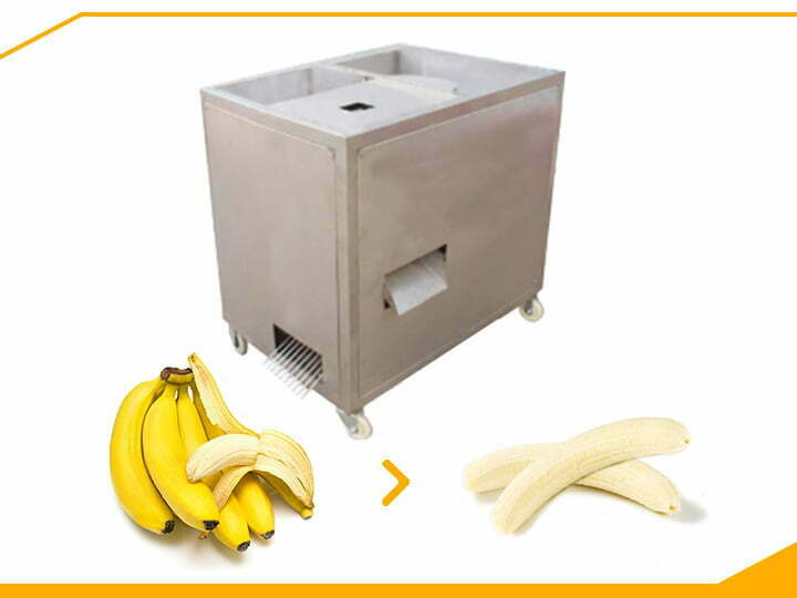 Green banana plantain peeling machine for peeling banana skin machine