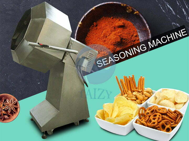 We sold potato chip seasoning machine to Germany