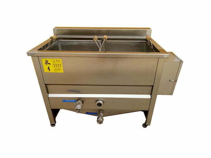 commercial batch french fries frying machine