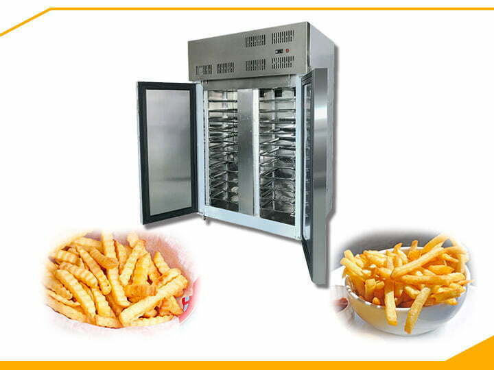 French fries flash freezer machine machine