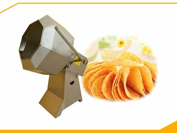 Potato chips seasoning machine | chips flavoring equipment machine