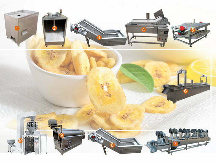 fully automatic plantain chip processing plant