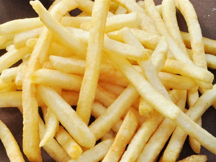 The imports and exports of French fries among different countries