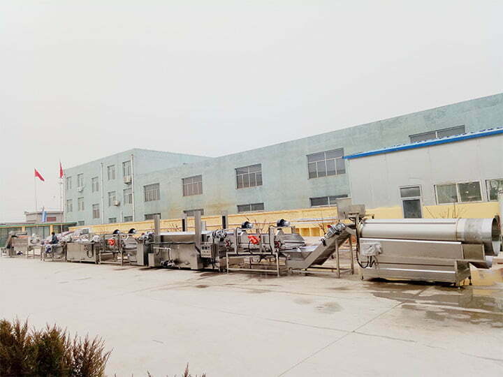 full automatic potato chips processing line