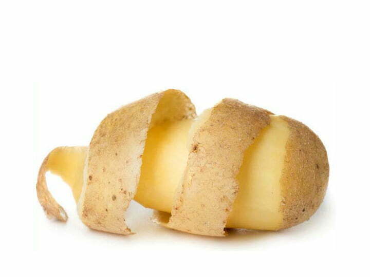 How to remove potato skins easily?
