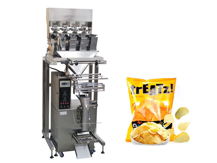 potato chips packaging machine