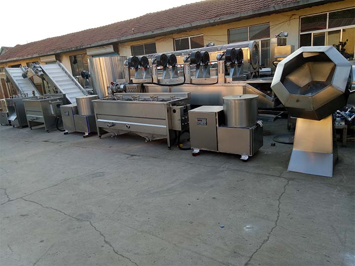 200kg small potato chips processing plant in Pakistan