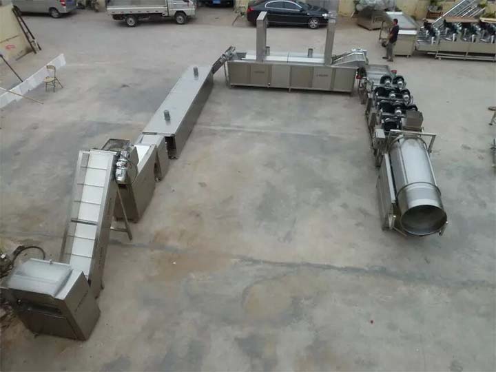 fully automatic potato chips production line