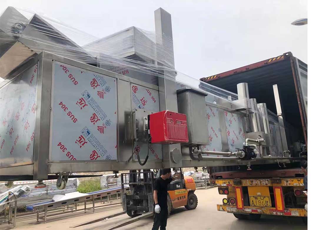 potato chips processing machine
