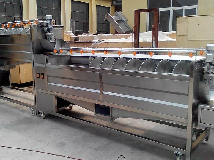 Ginger peeling machine