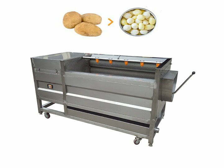 Auto potato washing and peeling machine at factory price