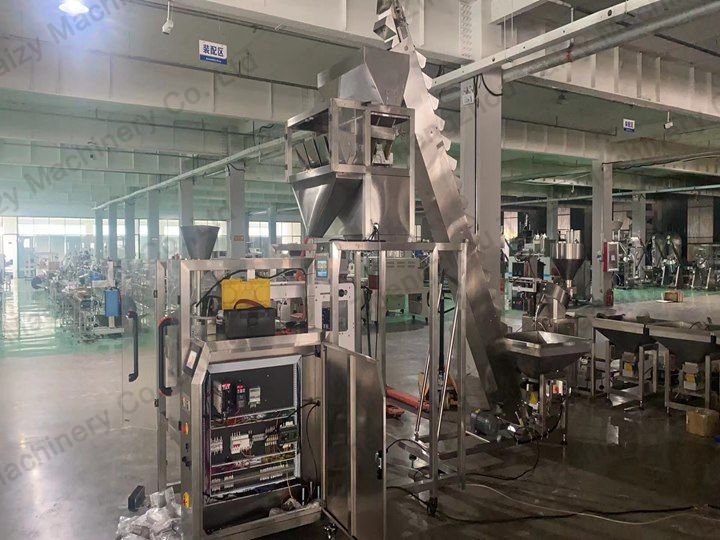 bag packing machine for frozen french fries
