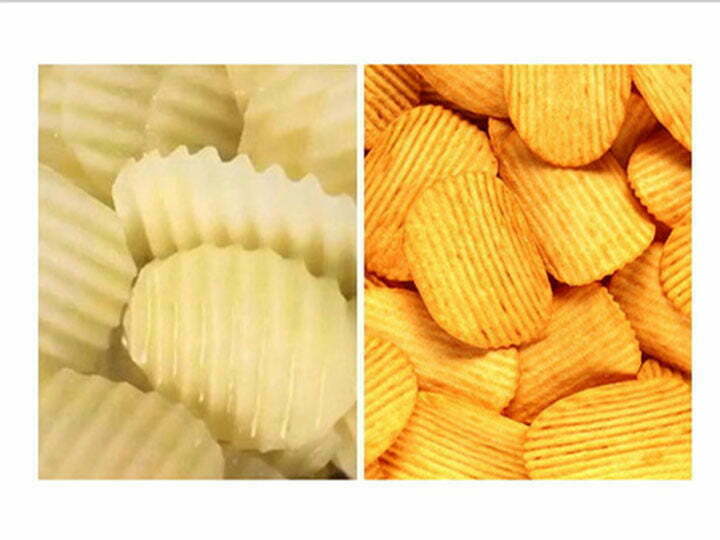 crinkle cut potato chips