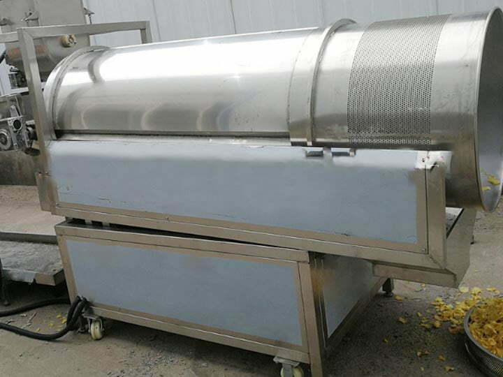 banana chips seasoning machine