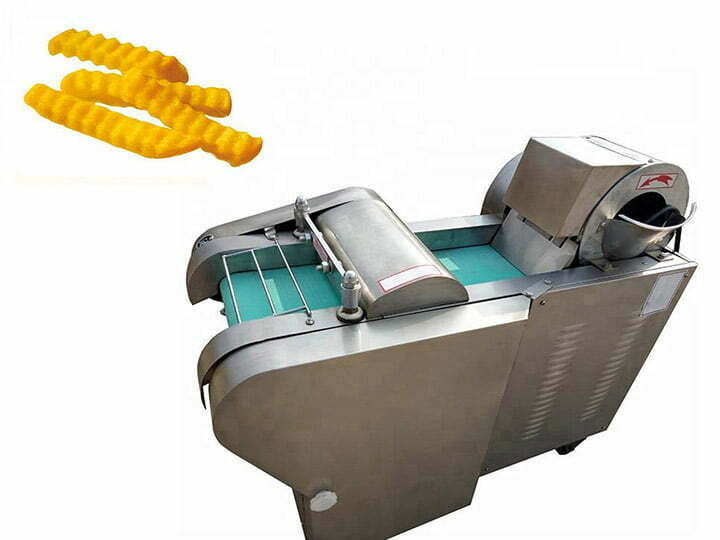 Automatic crinkle french fries cutter machine
