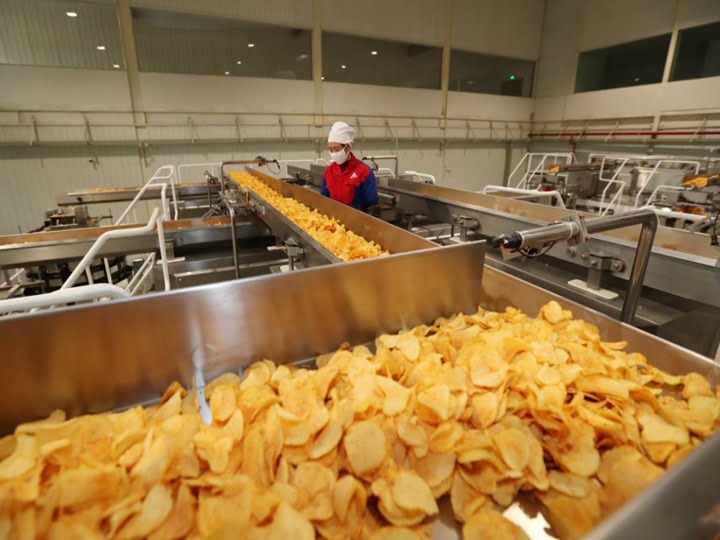 large potato chips plant in Japan