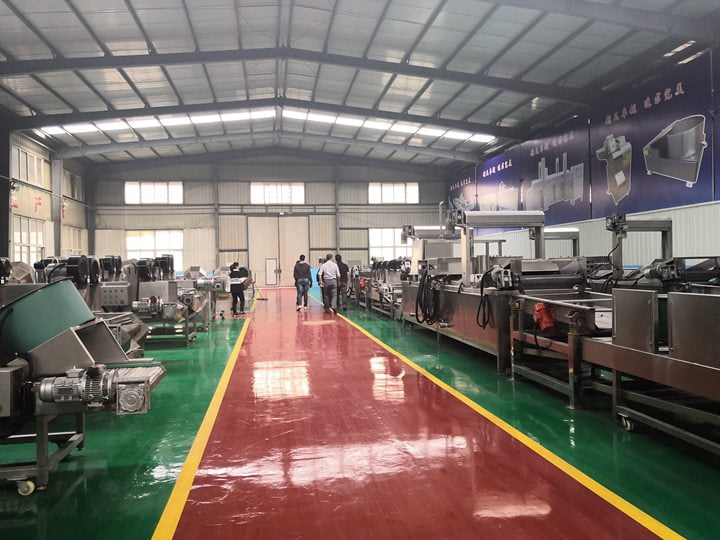 potato chips machines of Taizy factory
