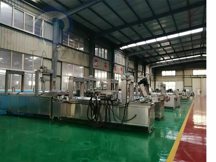 french fries production line manufacturer