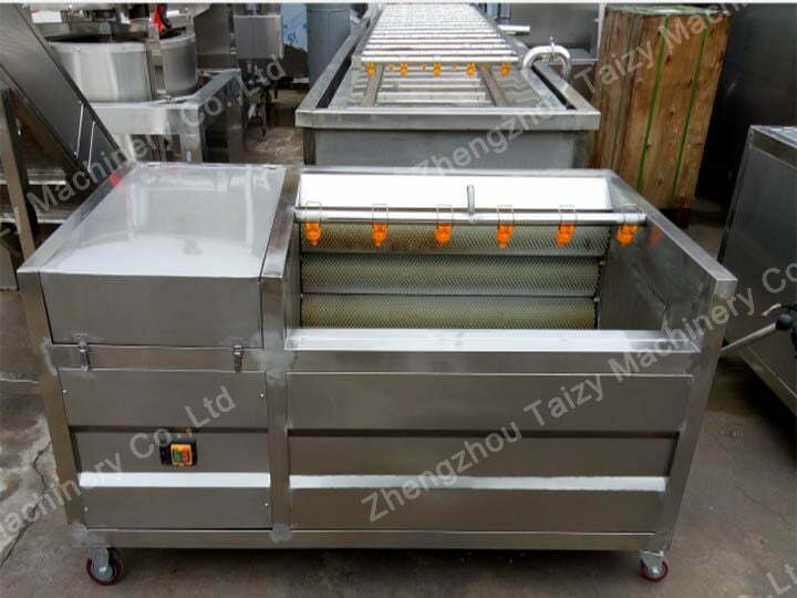 automatic taro peeling machine--1
