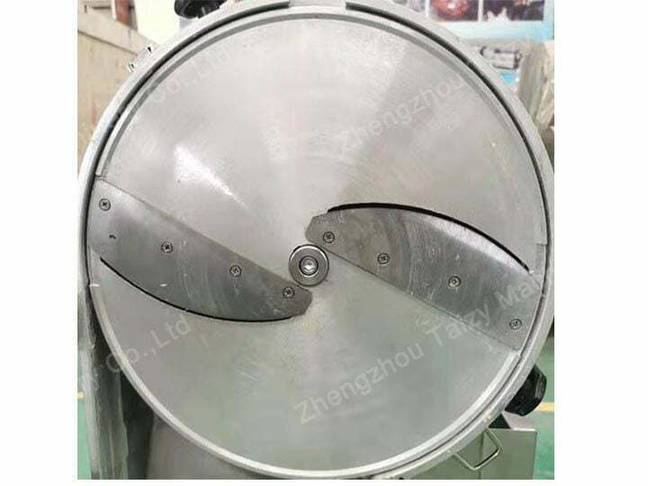 flat cutter of potato slicer machine